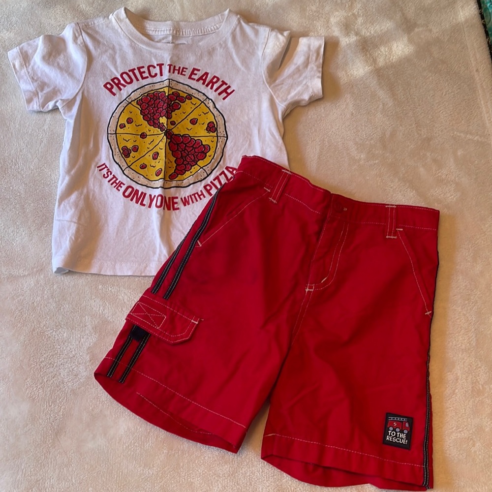 💖3/$15💖 Children’s Place Pizza Outfit